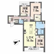 シャーメゾン六本松南の間取り画像