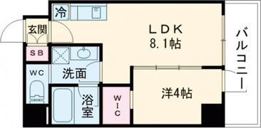 ブエナビスタ神戸駅前の間取り画像