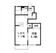 ヴェル・ドミール三枝 A棟の間取り画像
