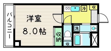 G・F四条烏丸の間取り画像