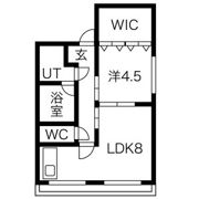 アレーズ岐阜北A棟の間取り画像