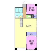 ドミール河原の間取り画像