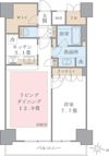 Brillia ist 東雲キャナルコートの間取り画像