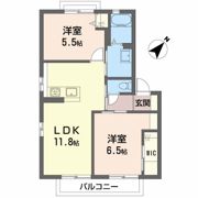 メゾンうえたIIの間取り画像