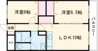 グランディオス白鳥の間取り画像