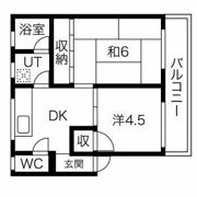 サンキマンションの間取り画像