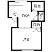 青嵐館Iの間取り画像