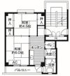 ビレッジハウス印南2号棟の間取り画像