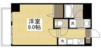 月光 岡山市役所前の間取り画像