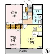 スマイル サンライズ A・Kの間取り画像