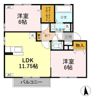 ロイヤル川木谷 Dの間取り画像