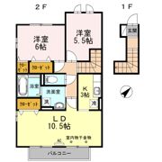 ウエスト コテージの間取り画像