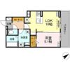 ルヴィータ川名の間取り画像