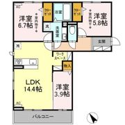 ルミエール Aの間取り画像