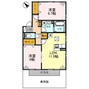 リビングタウン相楽 B棟の間取り画像