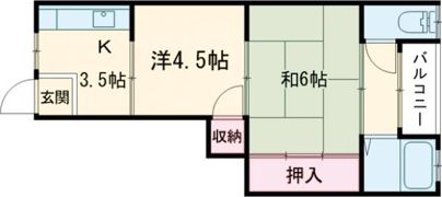 グランコートII番館の間取り画像