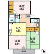ゼフィール A棟の間取り画像