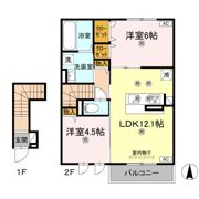 BeneⅡの間取り画像