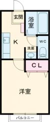 アティークヒラトの間取り画像
