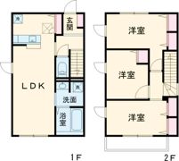 久喜市伊坂中央一戸建ての間取り画像