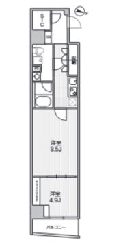 Weave Base -Itabashi Honcho 板橋本町の間取り画像