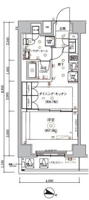 ARCOBALENO HASUNEⅡの間取り画像