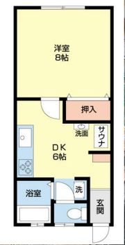 キングスベリーAの間取り画像