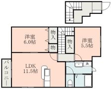 レジデンスウエノの間取り画像