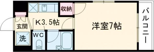 メイユール広兼の間取り画像