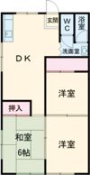 コーポカミカワの間取り画像