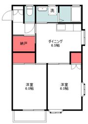 ハピネスハイムの間取り画像