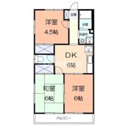 コーポウエキAの間取り画像
