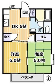 イーストライフ湘南 B棟の間取り画像