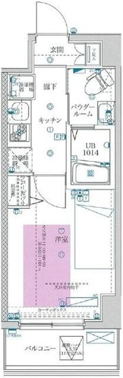 フェルクルールプレスト川崎アリビエの間取り画像
