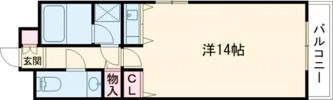 フェリクス西新の間取り画像