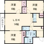 ミキパレスの間取り画像