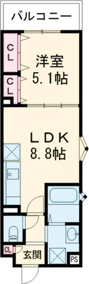 クリエオーレ北伊丹の間取り画像