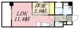 CASSIOPEIA HAKOZAKIの間取り画像