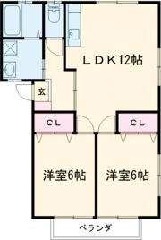 ラ・メゾン白岳の間取り画像