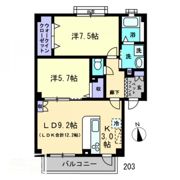 フォブールイーストの間取り画像