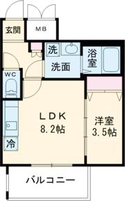 ファーストフィオーレ京都コーヴォの間取り画像
