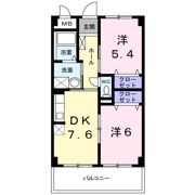 サニーカーサBの間取り画像