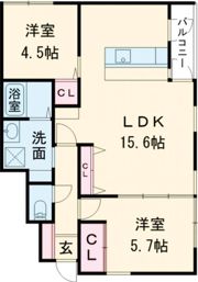 アベニールサルーテの間取り画像