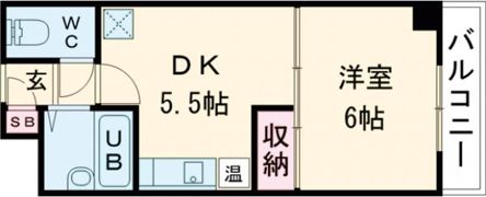 アーバン・ヨシダⅡの間取り画像