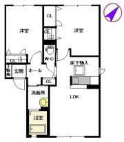 コンフォート博多南 B棟の間取り画像