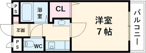 三国ヶ丘ピアの間取り画像