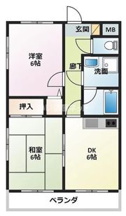 エスポワール忠生の間取り画像