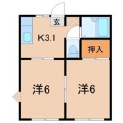 メゾンローズAの間取り画像