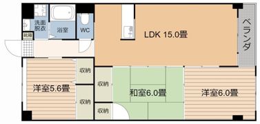 エスパシオ南栄の間取り画像