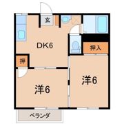 メゾンローズBの間取り画像